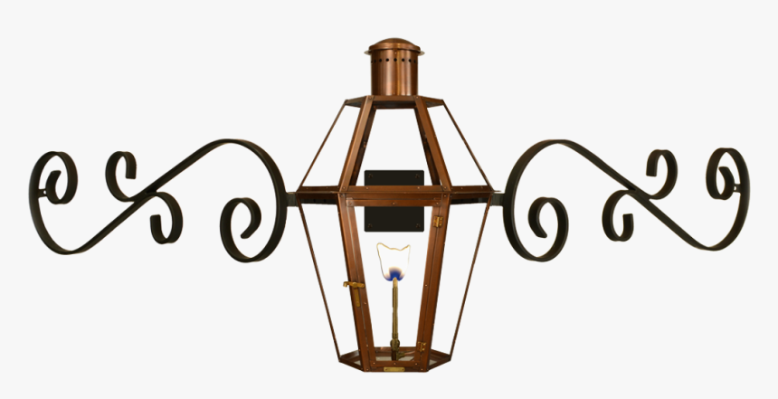 Six-sided French Quarter® Reverse Scroll Mustache - Sconce, HD Png Download