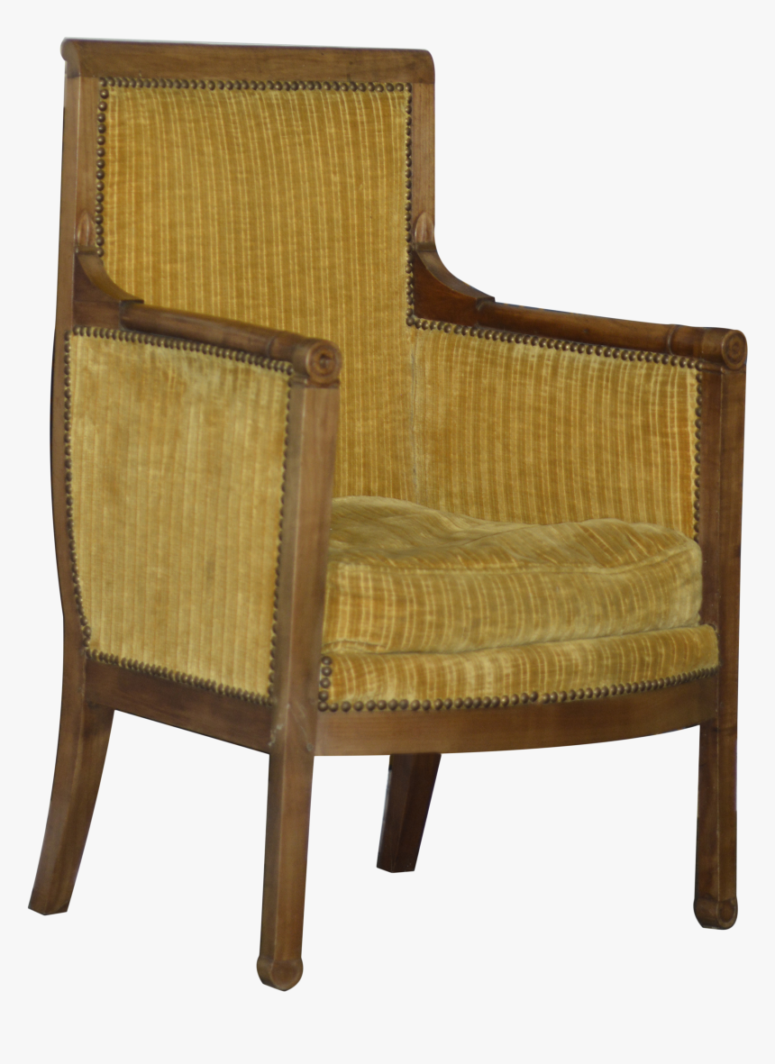 Pair Of Empire Mahogany Armchairs In The Manner Of - Club Chair, HD Png Download