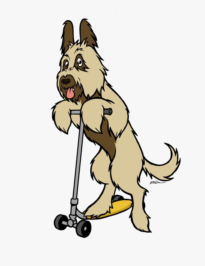 Dog Watching Tv Clipart - Cartoon, HD Png Download