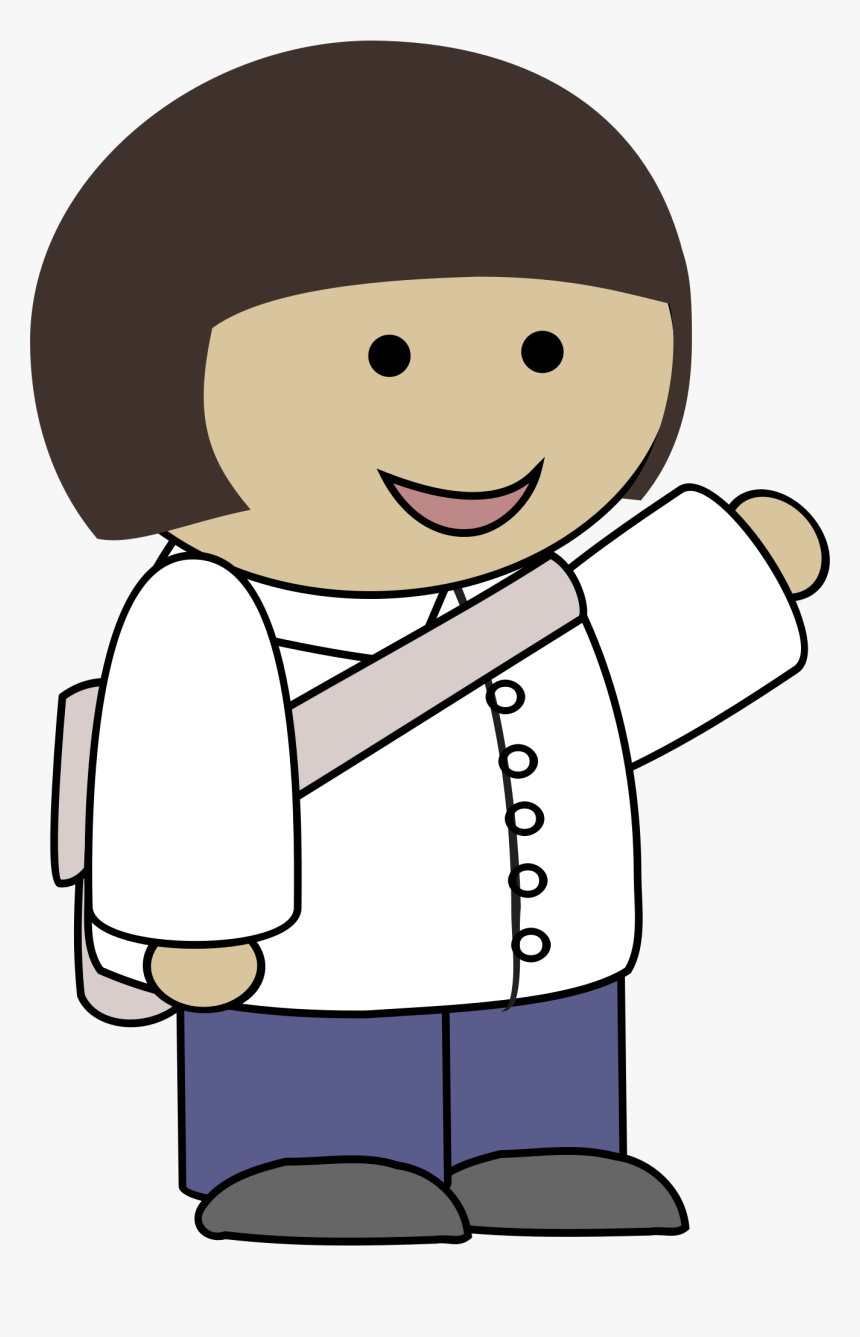 Backpack Girl Big Image - Personagem De Historia Em Quadrinhos, HD Png Download