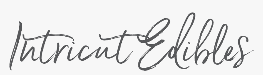 Intricut Edibles Logo - Calligraphy, HD Png Download