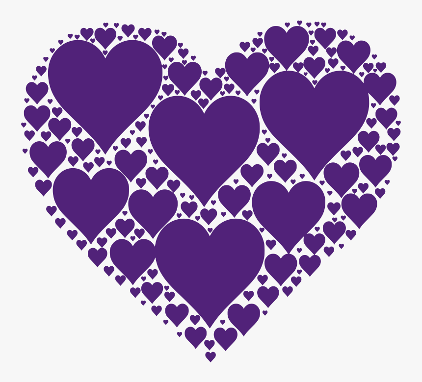 Hearts In Heart - Love Hearts, HD Png Download