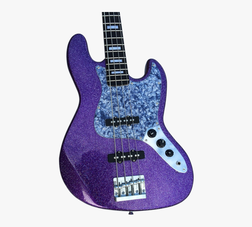 Custom Shop Sparkle Purple Jazz Silver Dust Metallic - Metallic Color Guitar, HD Png Download