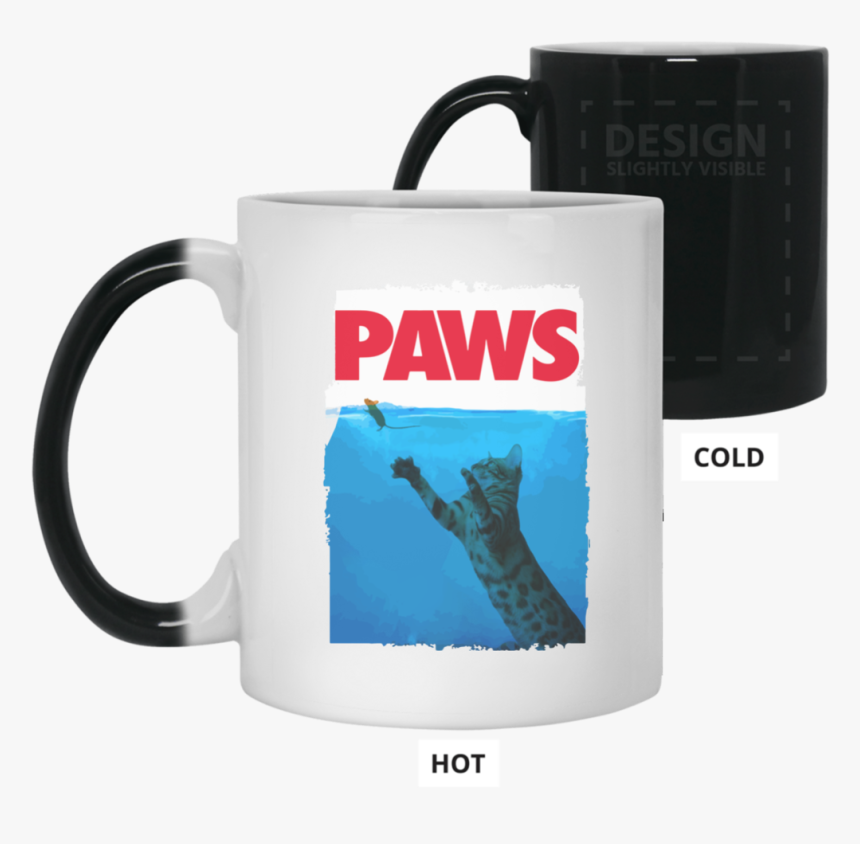 Paws Cat And Mouse Cute Funny Cat Lover Color Changing - Anime Cups, HD Png Download