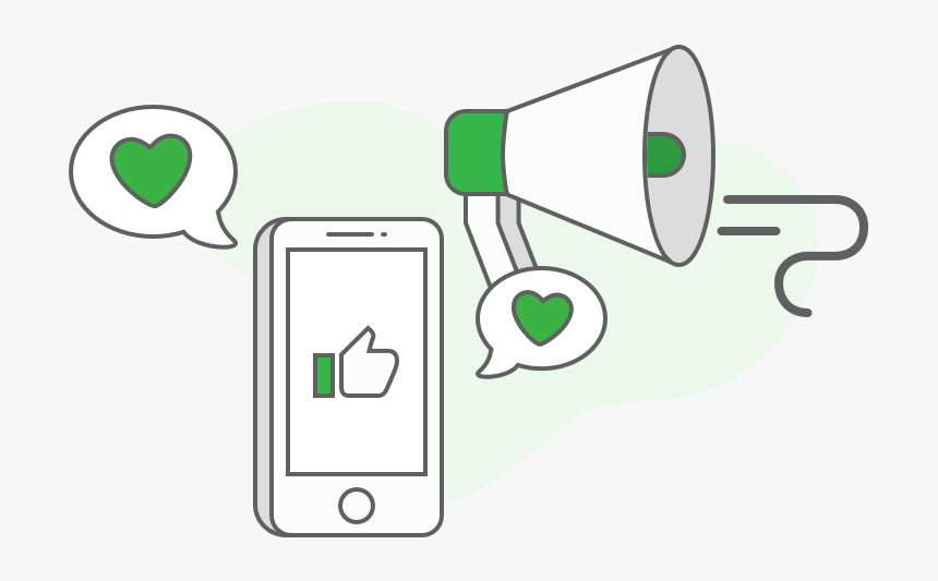 Transparent Social Media Interaction, HD Png Download