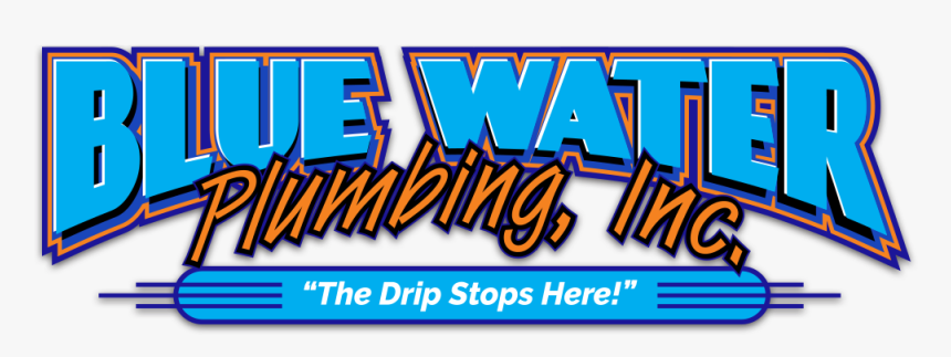 Blue Water Plumbing Logo - Blue Water Plumbing, HD Png Download