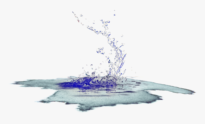 #water #splishsplash #splash #wave #drip #drop #h2o - Drip In Water Sketch, HD Png Download