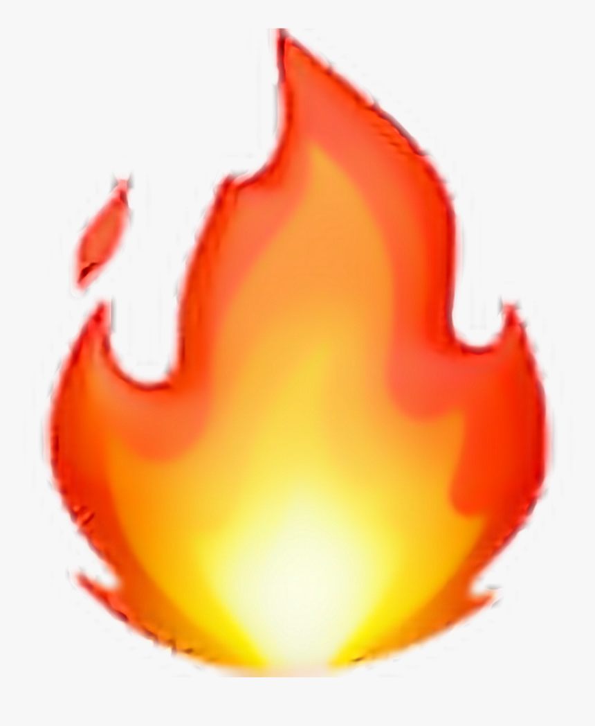 Tumblr Overlays Png Emoji - Emoji Flamme, Transparent Png