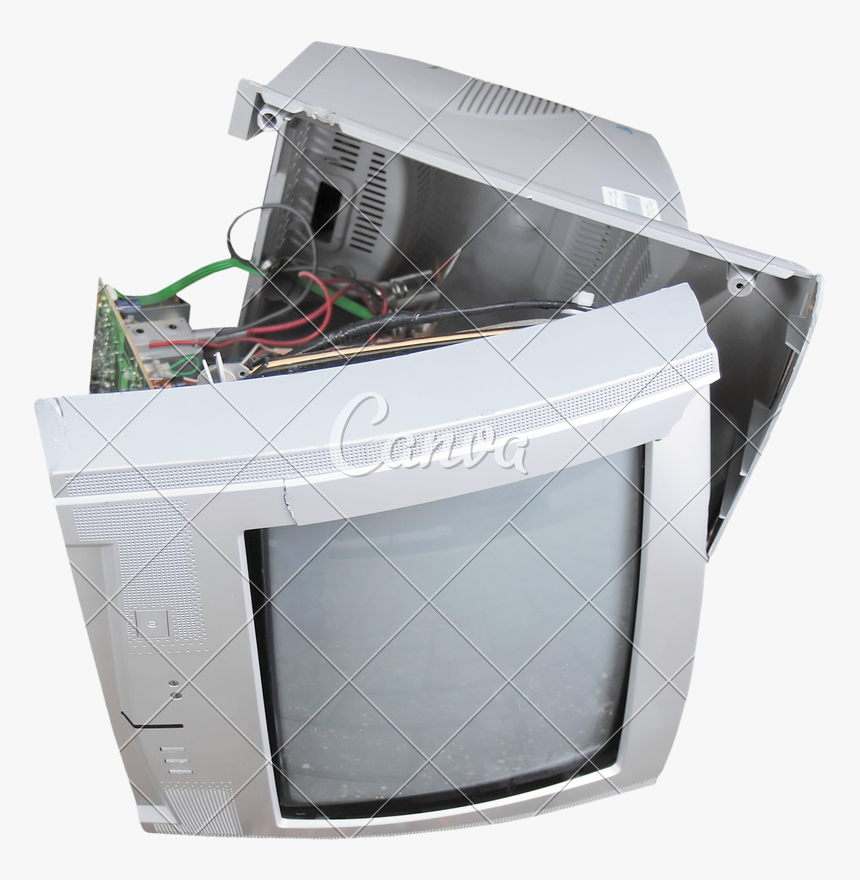 Old Tv Set Png - Broken Old Tv Png, Transparent Png