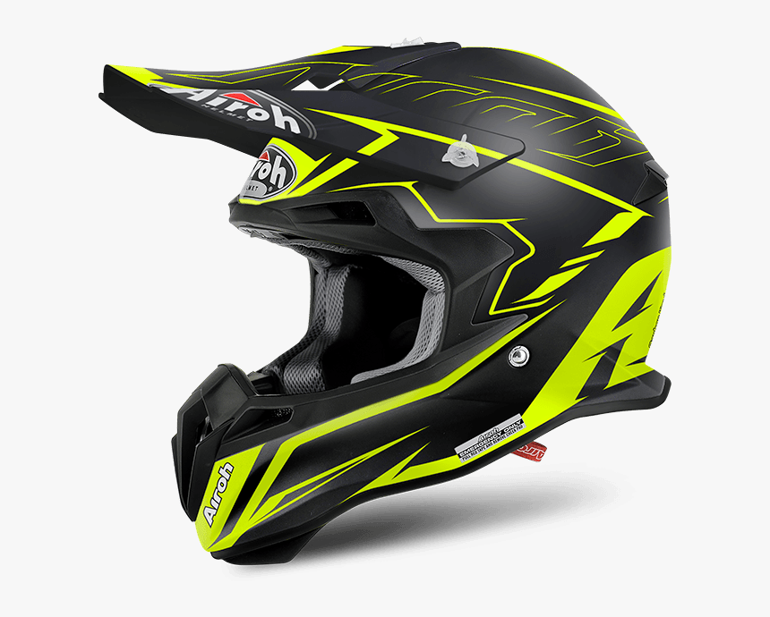 Airoh Terminator Slim Yellow - Airoh Motocross Helmets Orange, HD Png Download