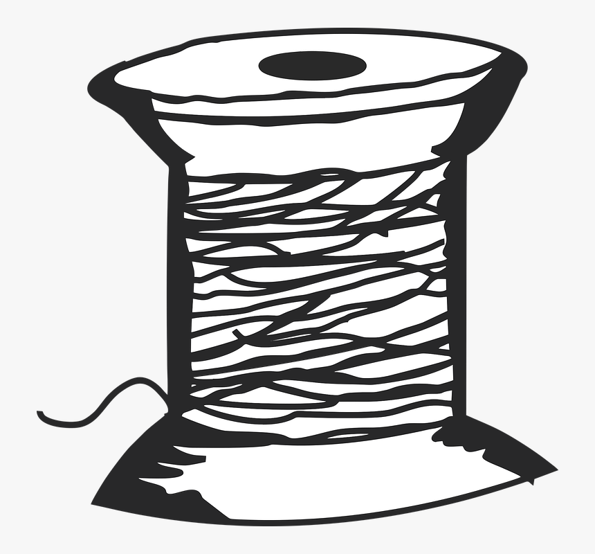 Thread, Spool, Bobbin, Sew, Sewing - Carrete De Hilo Png, Transparent Png