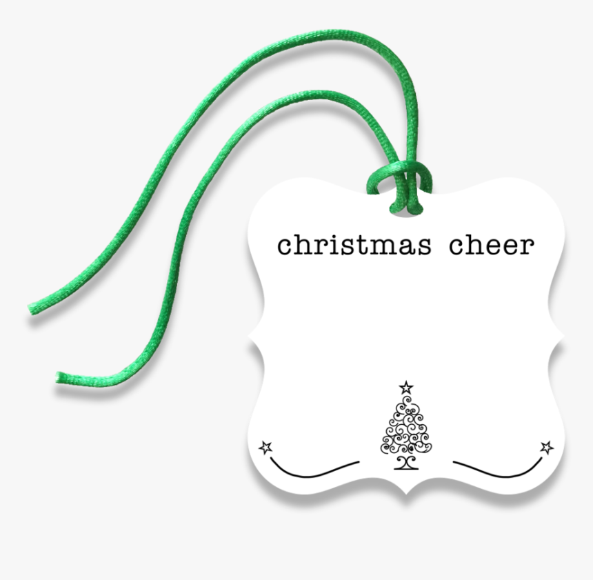 Christmas Gift Tag - Cat Grabs Treat, HD Png Download