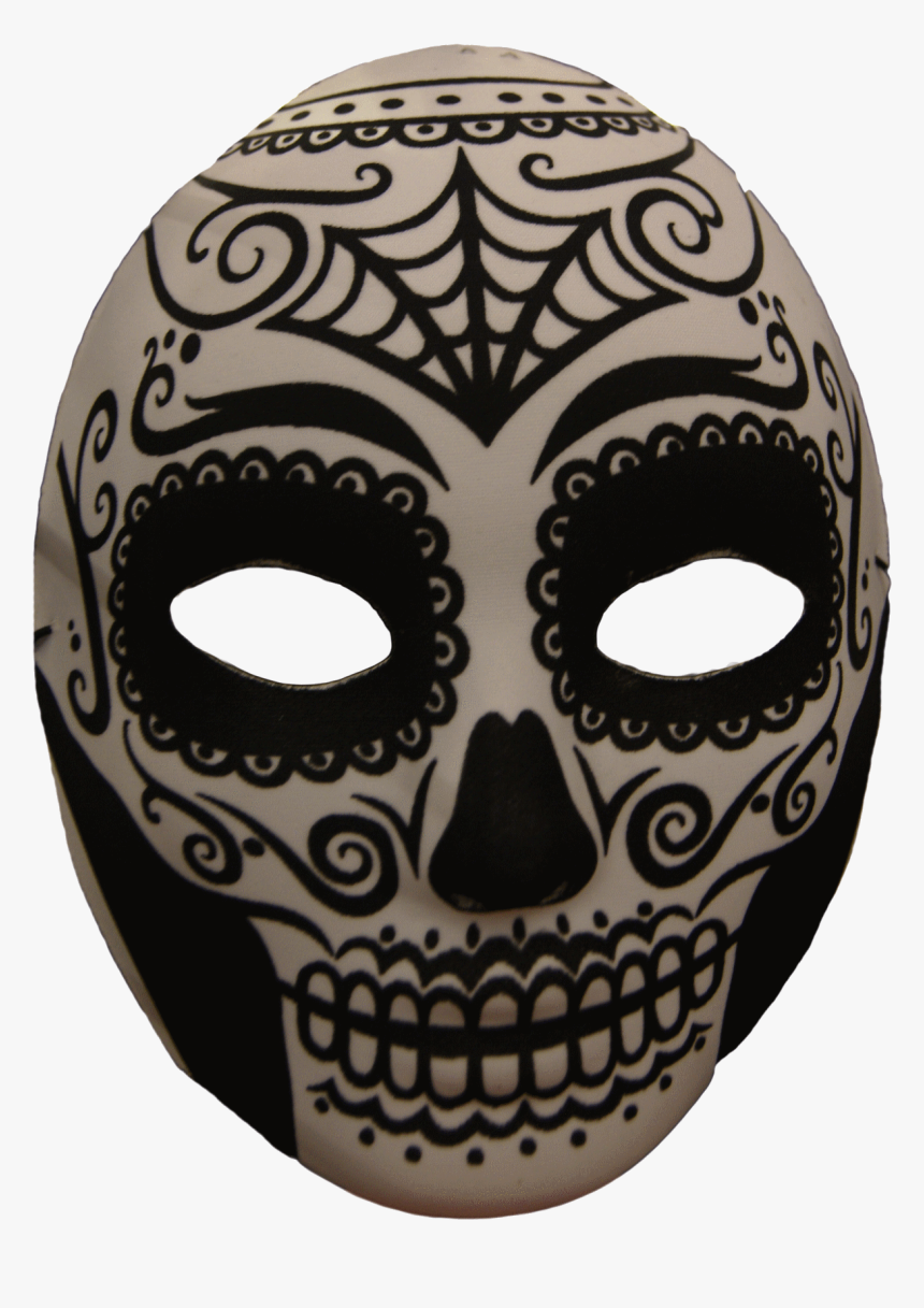 Banner Freeuse Stock Mask Transparent Background - Day Of The Dead Mask Png, Png Download