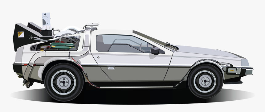 Back To The Future Car Png Image Freeuse - Back To The Future Car Png, Transparent Png