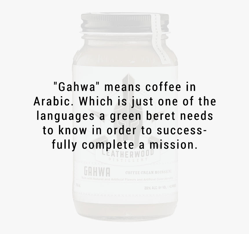 Leatherwood Distillery Gahwa Coffee Cream Moonshine - Apogee Adventures, HD Png Download