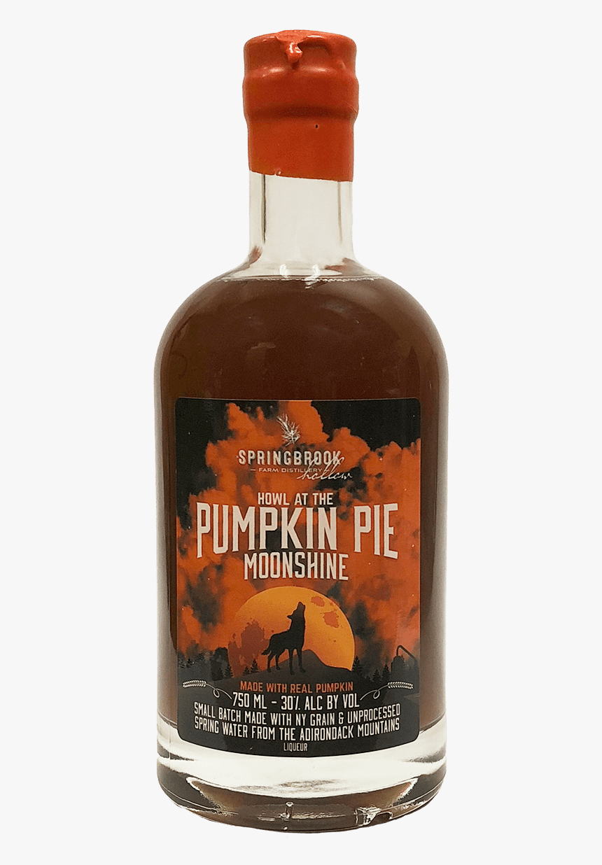 Springbrook Hollow Distillery Howl At The Pumpkin Pie - Glass Bottle, HD Png Download