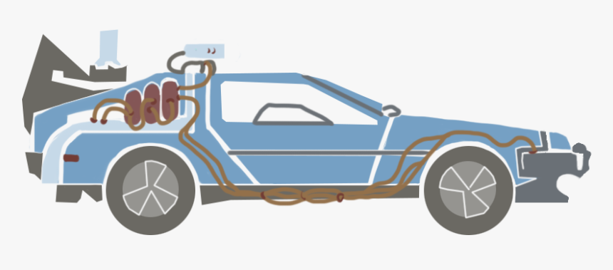 Delorean Dmc-12, HD Png Download