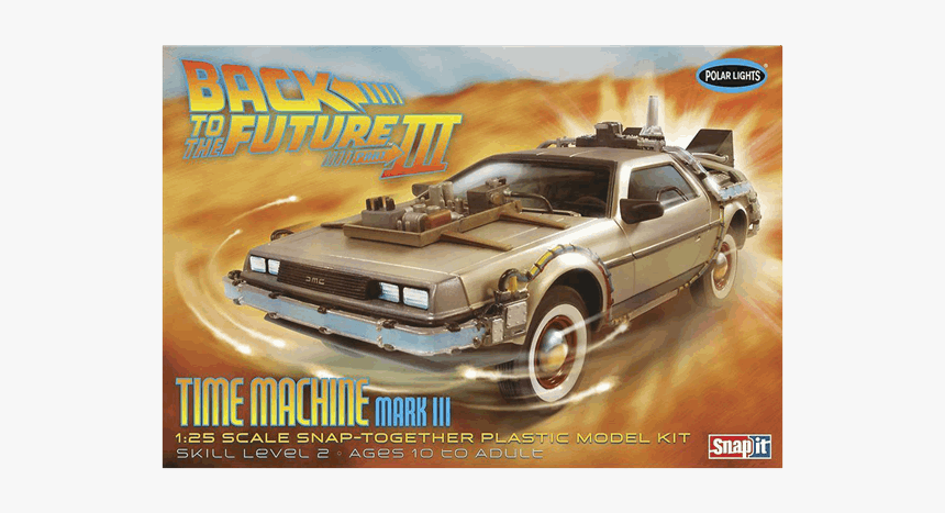 Back To The Future 3 Delorean Model, HD Png Download