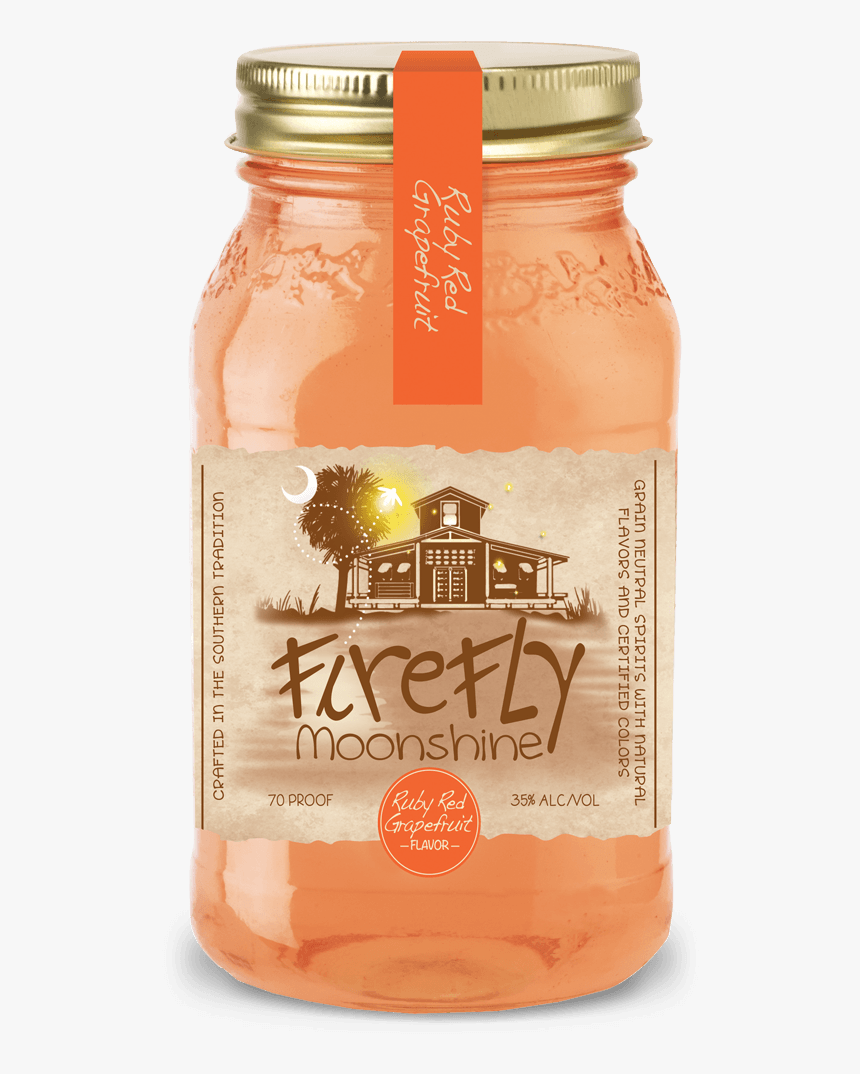 Firefly Distillery Ruby Red Grapefruit Moonshine - Firefly Apple Pie Moonshine, HD Png Download