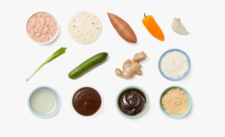 Hoisin Chicken Tacos With Marinated Cucumber & Miso-roasted - Seed, HD Png Download