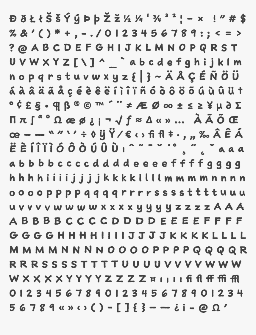 Character Set, HD Png Download