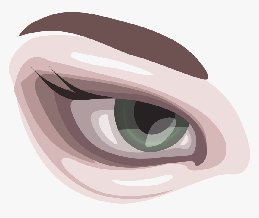 Brown Eyes Clipart Large Eye - Illustration, HD Png Download
