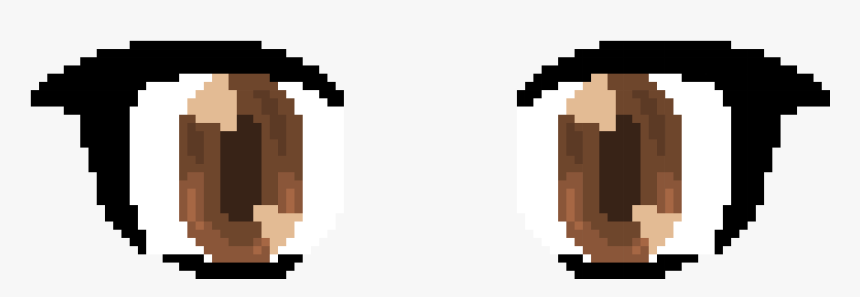 Brown Eyes Pixel Art, HD Png Download