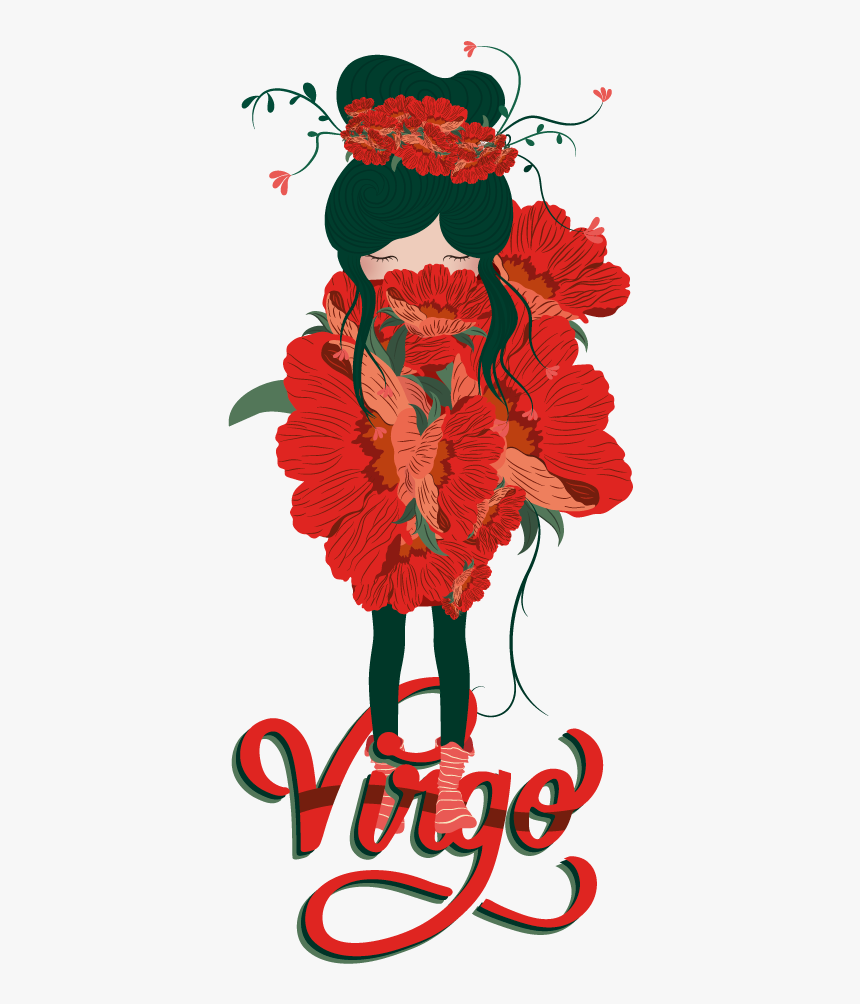 Virgo ~ Astrology Chart, Astrology Signs, Zodiac Signs, - Illustration, HD Png Download