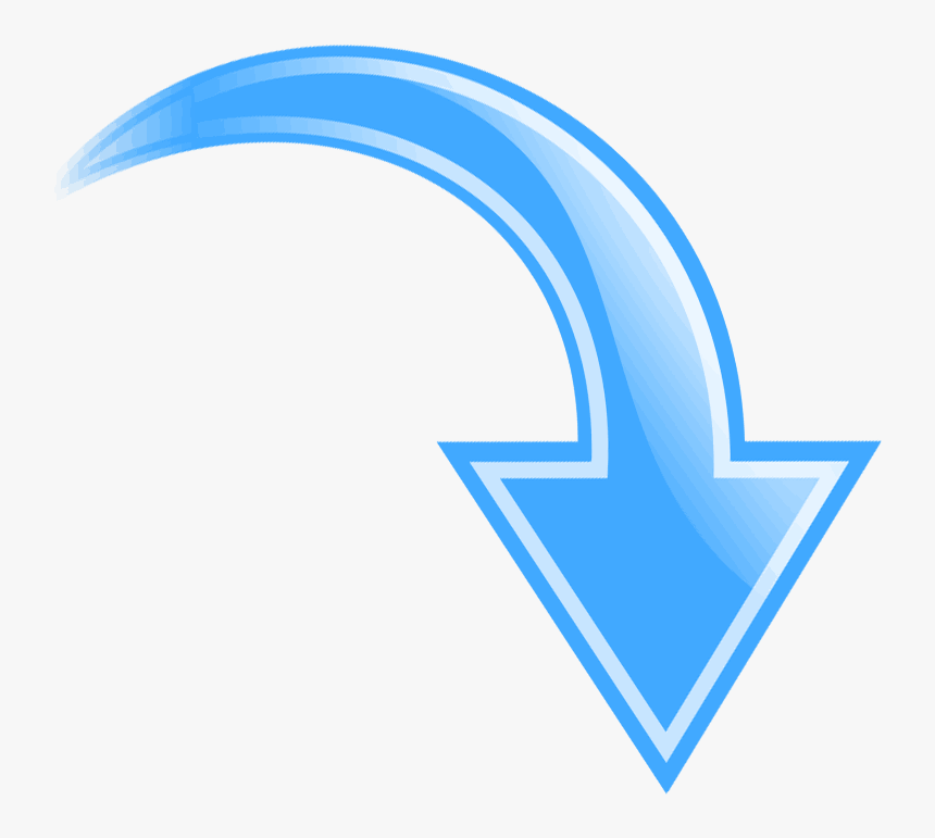 Free Download Wind Arrow Clipart Arrow Clip Art - Curved Downward Arrow Png, Transparent Png