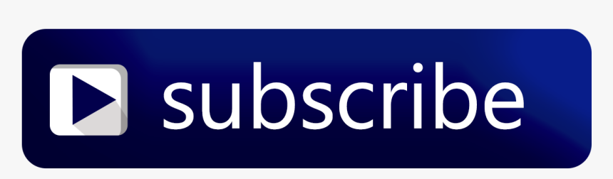 Youtube Subscribe Png - Electric Blue, Transparent Png