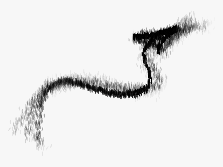 Curved Arrow - Sketch, HD Png Download