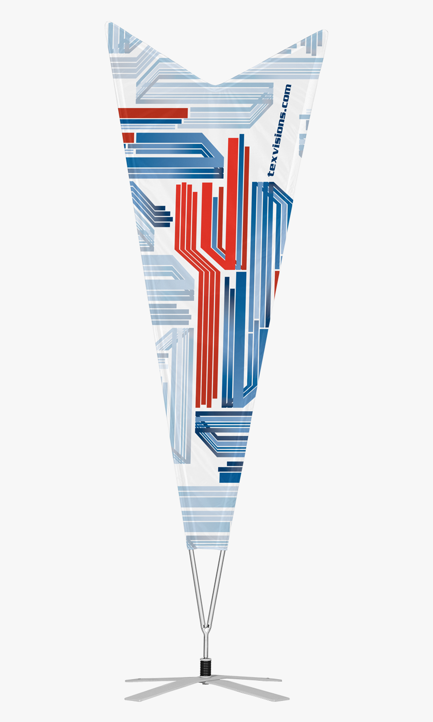 This Bowflag® Premium Model Has An Arrow-shaped Custom - Skyscraper, HD Png Download