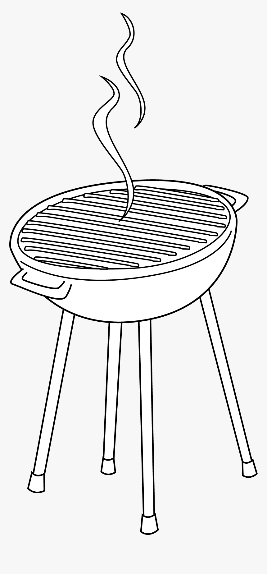 Clip Art Clipart Free Stock - Grill Clipart Black And White, HD Png Download
