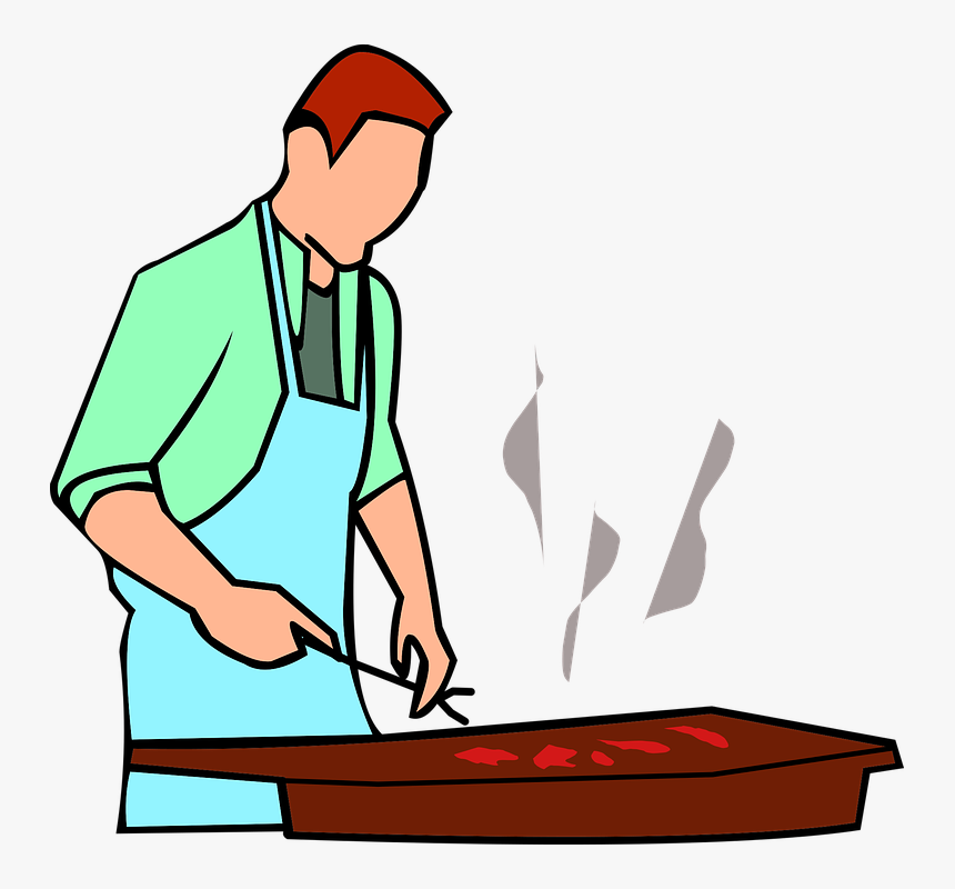 Transparent Bbq Grill Clipart Png - Transparent Cooking Food Clipart, Png Download