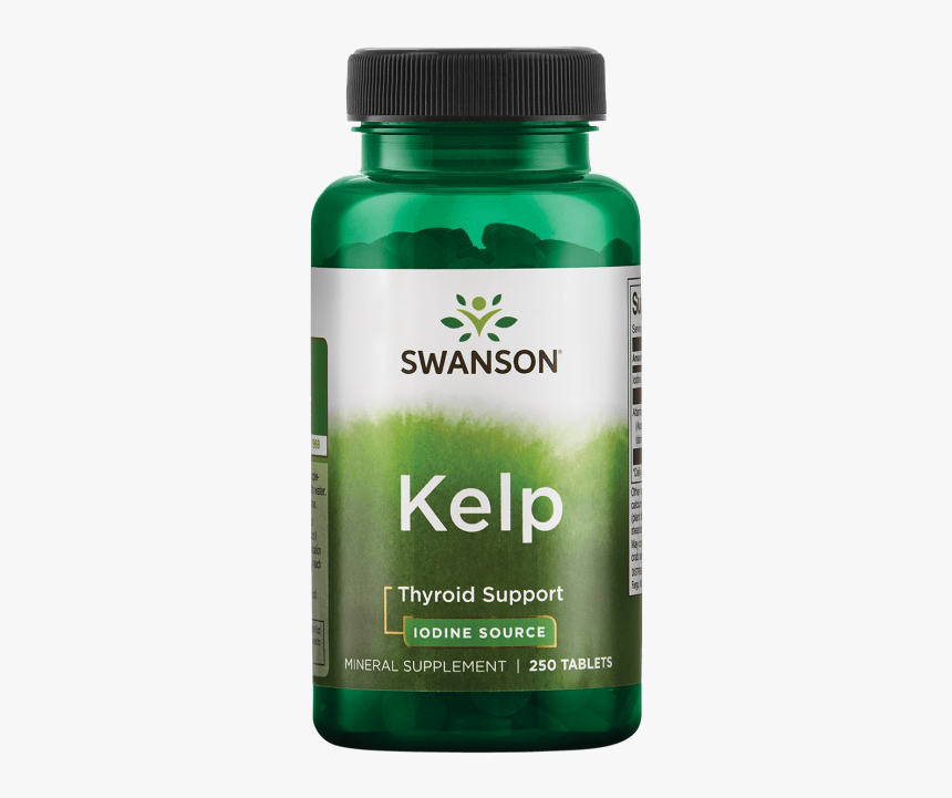 Swanson Kelp Iodine Source 225 Mcg 250 Tabs - Swanson Kidney Essentials, HD Png Download