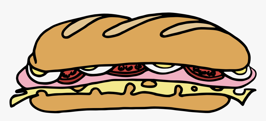 Sandwich Clip Art Images - Sub Sandwich Clipart, HD Png Download