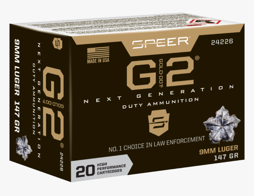 Speer Ammo Gold Dot Personal Protection 9mm 147gr, - 9×19mm Parabellum, HD Png Download