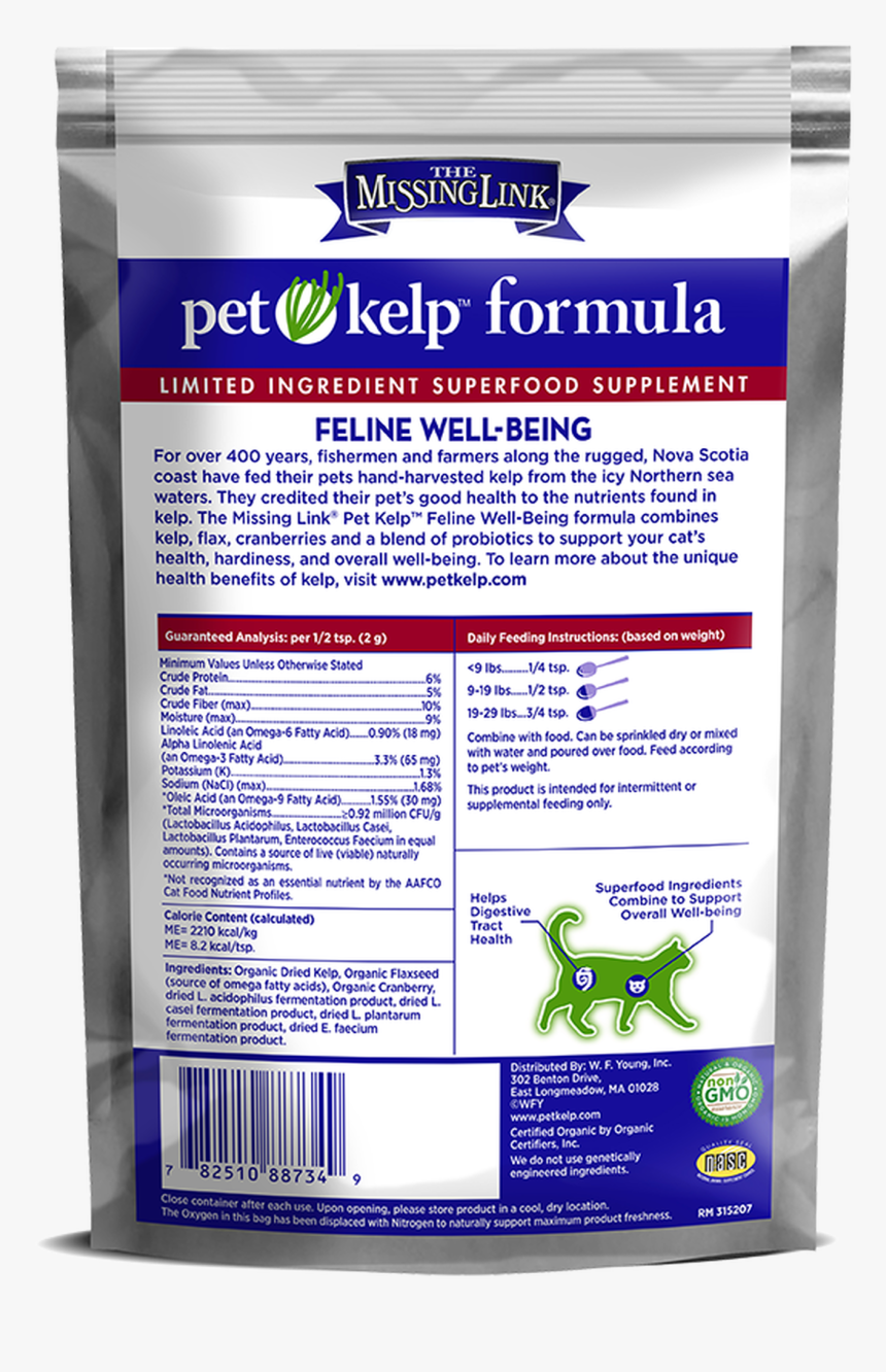 The Missing Link® Pet Kelp® Well-being Supplement For - Pet Kelp, HD Png Download