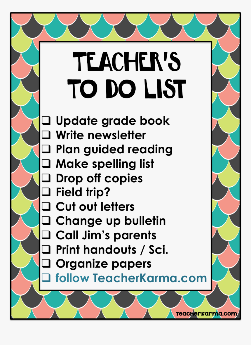 Things To Do For Teachers, HD Png Download