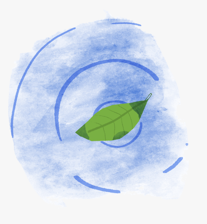 A Leaf Will Stay Still Even As Ripples Pass Under It - Bag, HD Png Download