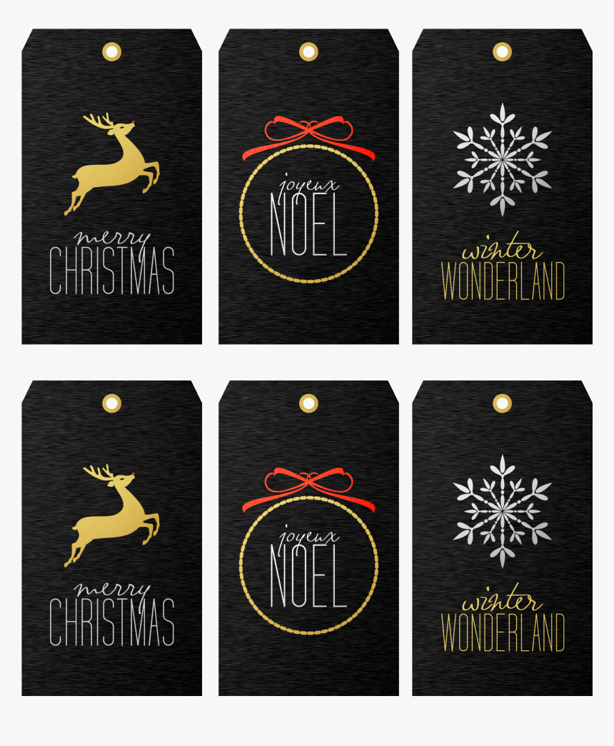 Christmas Tags Printable, Winter Holidays, Winter Breaks, - Graphic Design, HD Png Download