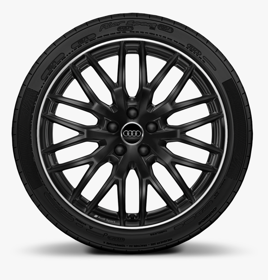 Llantas De Aleación Ligera 8j X 19, Diseño De 10 Brazos - Audi 19 Zoll Felgen Schwarz, HD Png Download