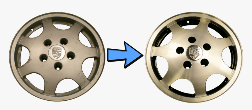 Llanta Plata A Pulido Diamantado - Hubcap, HD Png Download