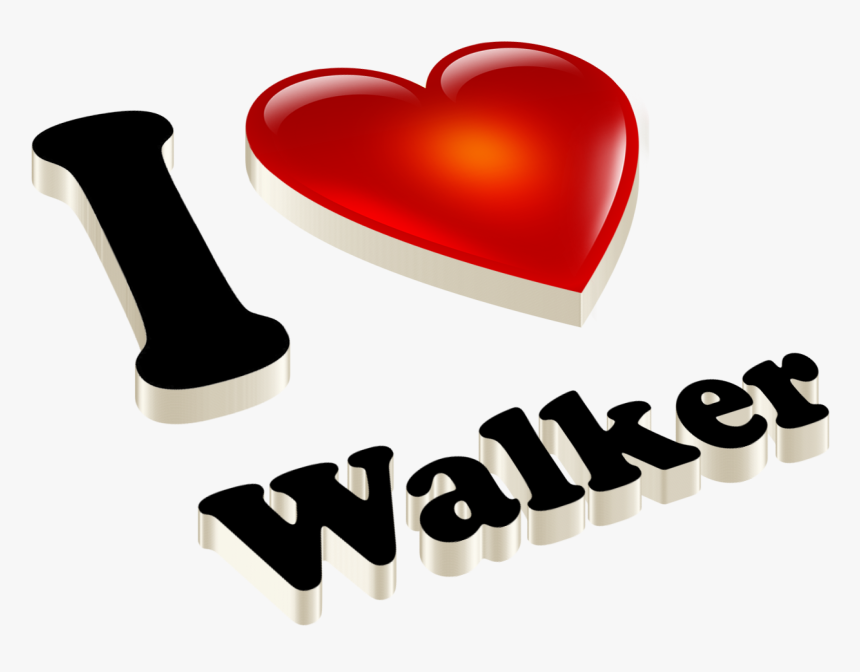 Walker Heart Name Transparent Png - Wanda Name, Png Download