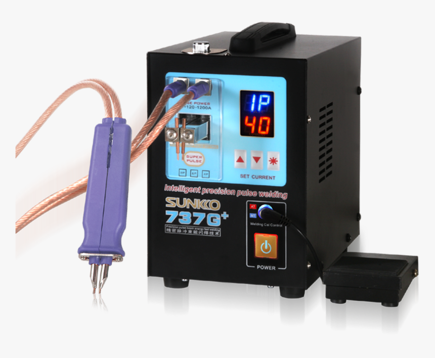 Sunkko® 737g Battery Spot Welder - Pulse Spot Welder Battery, HD Png Download