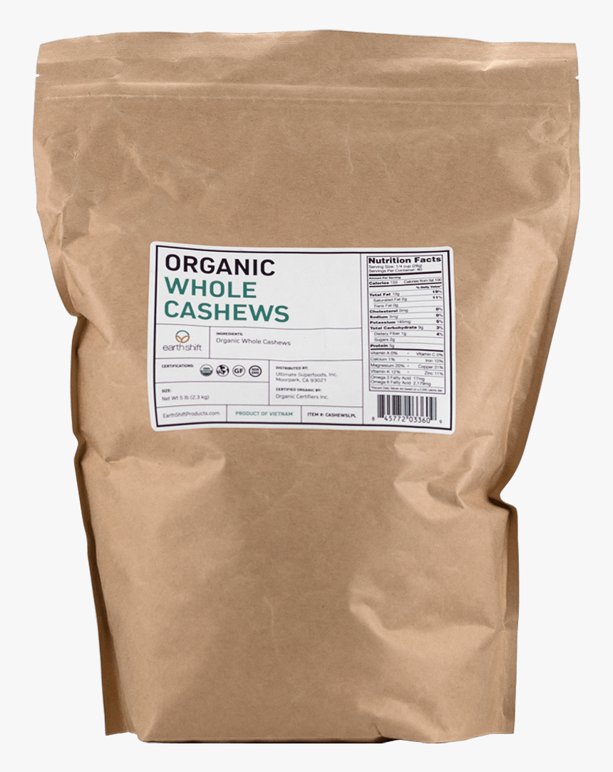 Cashew , Png Download - Paper Bag, Transparent Png