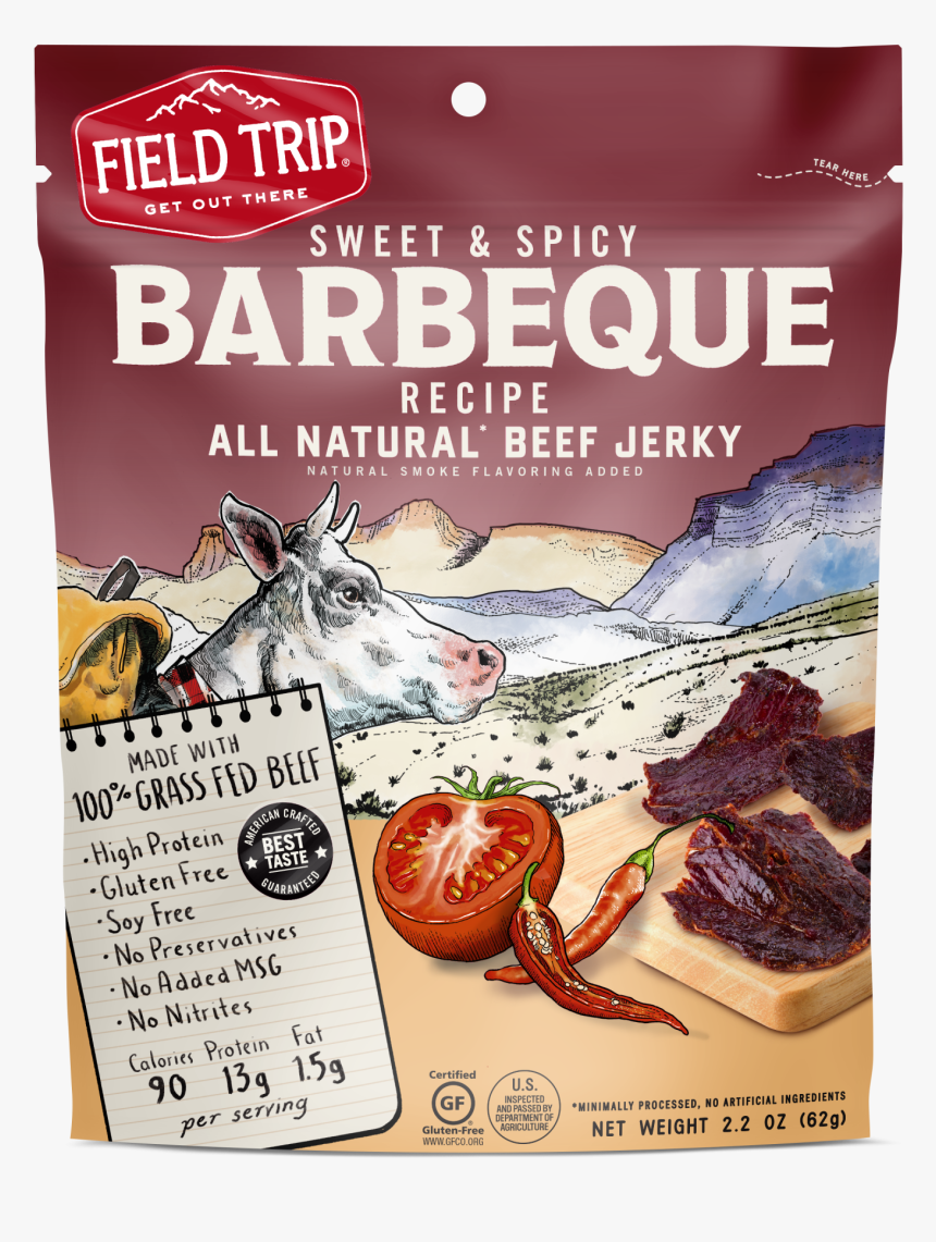 Field Trip Sweet And Spicy Bbq Jerky, HD Png Download