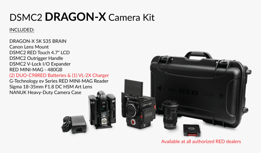 Dsmc2 Dragon X Camera Kit, HD Png Download