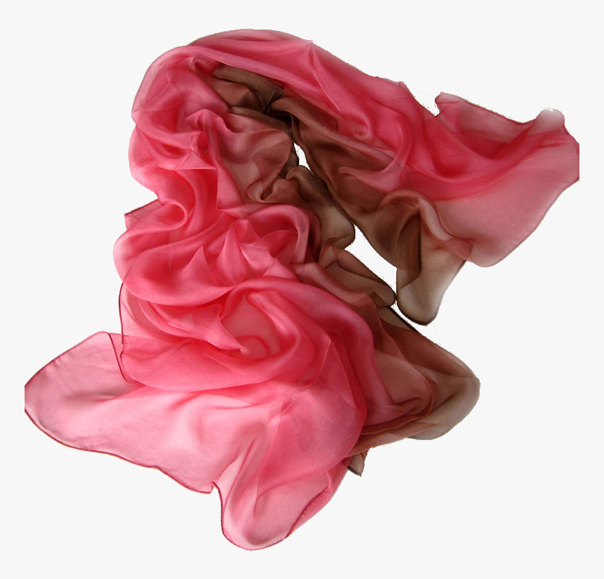 Silk Pink Tan Ombre Hijab - Scarf, HD Png Download