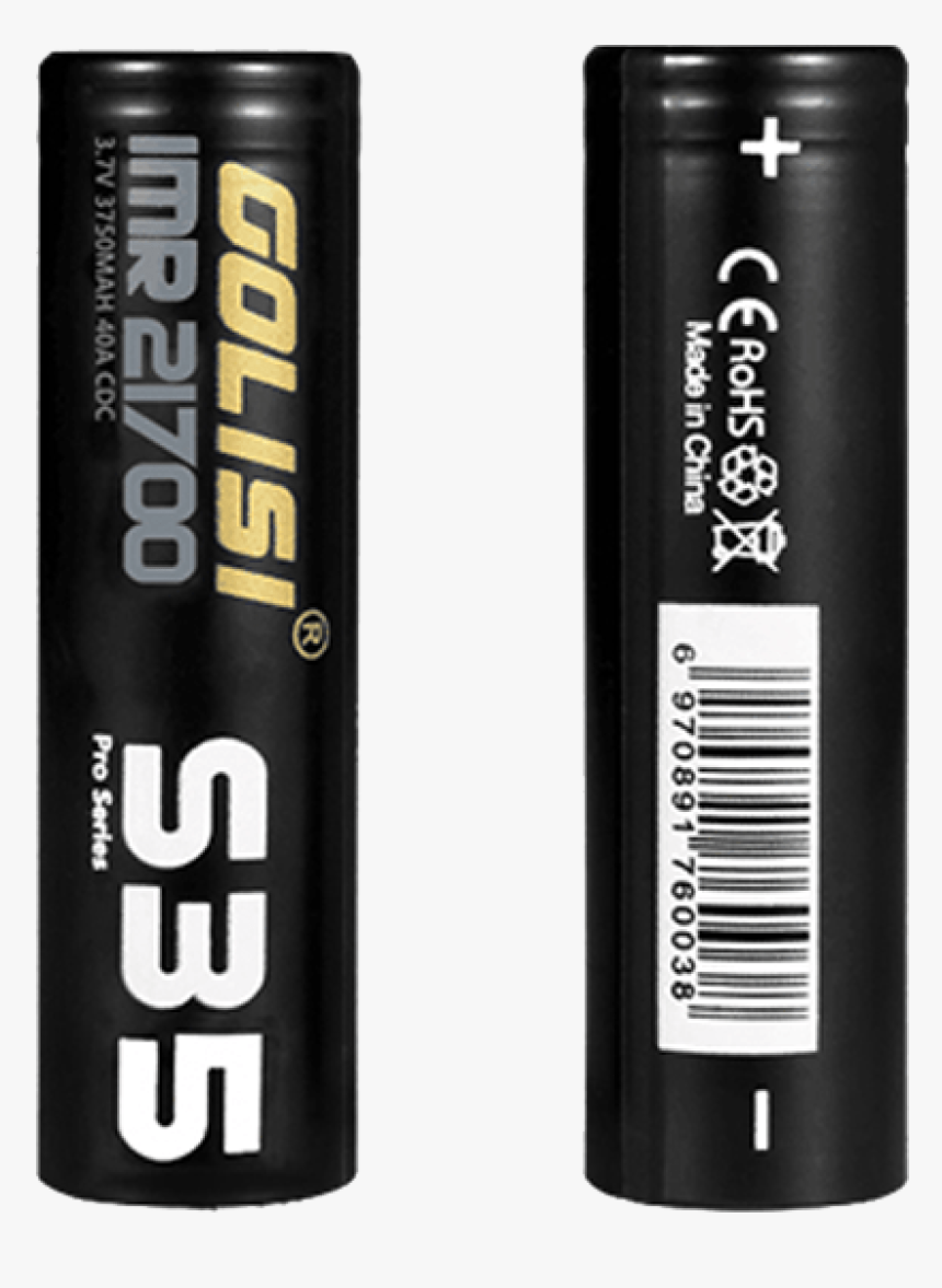 Golisi 21700 Dual Batteries - Golisi Battery 18650, HD Png Download